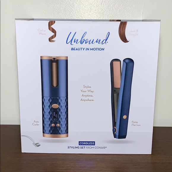 Conair Unbound Styling Set,Auto Curler & Flat Iron - Picture 9 of 16